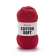 Пряжа Yarnart Cotton Soft №90 червоний - бавовна з акрилом для в'язання спицями та гачком 90 фото 1