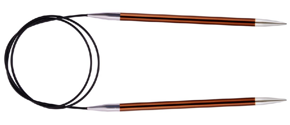 Спицы круговые Zing KnitPro 120 см №5.5 мм алюминиевые 47192 фото