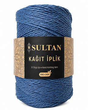 Рафия Sultan Kagit Iplik (целлюлоза) 200 г, 240 м