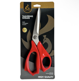 Портновские ножницы Golden Phoenix №GPT-8585 для шитья и рукоделия, 22 см GPT-8585 червоні фото