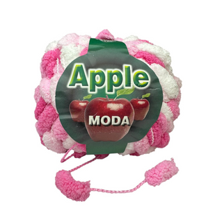 Пряжа Apple Moda №54401 рожевий+білий (фантазійна) 100 г, 57 м 54401 фото