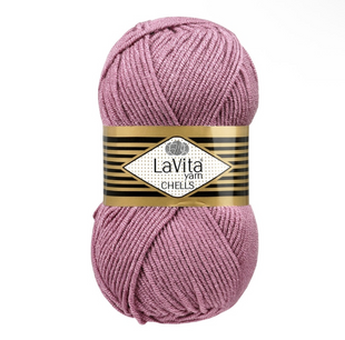 Пряжа LaVita Chells №9720 курний рожевий (акрил) 100 г, 170 м 9720 фото