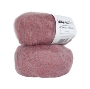 Пряжа Lana Gatto Mohair Royal №14445 фрез (кид мохер, нейлон) 215 м, 25 г 14445 фото