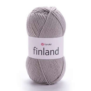 Пряжа Yarnart Finland №857 серо-бежевый - акрил детская, для ручной вязки спицами и крючком 857 фото