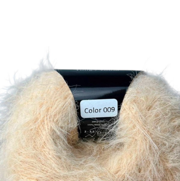 Пряжа Avanti Yarn LONG NORKA №09 пісочний, пряжа нейлон, для ручного в'язання спицями та гачком 09 фото