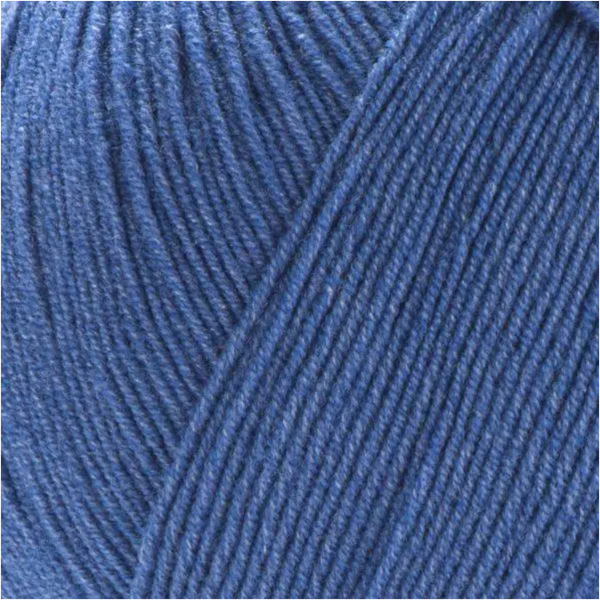 Пряжа Yarnart Cotton Soft №17 синій джинс - бавовна з акрилом для в'язання спицями та гачком 17 фото
