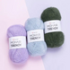 Пряжа YarnArt Mohair Trendy №1003 кремовий, мохер, нитки для в'язання спицями і гачком 1003 фото 3