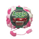 Пряжа Apple Moda №54401 рожевий+білий (фантазійна) 100 г, 57 м 54401 фото 1