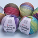 Пряжа Yarnart Summer Dream №4304, хлопок с вискозой секционного окрашивания нитки для вязания спицами и крючком 4304 фото 4