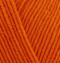 Пряжа Alize Cotton Gold (Коттон Голд) №37 оранжевый, хлопок, нитки для вязания 37 фото