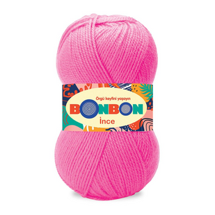 Пряжа Nako Bonbon Ince №98240 світло-рожевий (акрил) 100 г, 300 м 98240 фото