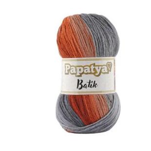 Пряжа Papatya Batik (Папатя Батiк) №55444, акрилова нитки для в'язання спицями і гачком 55444 фото