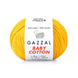 Пряжа Gazzal Baby Cotton №3417 яскраво-жовтий колір, 165м/50гр, 60% бавовна, для ручного в'язання спицями та гачком 3417 фото 1