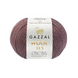 Пряжа Gazzal Wool 115 № 3312 коричневий колір, 115м/50гр, 100% вовна мериноса, для ручного в'язання спицями та гачком 3312 фото 1