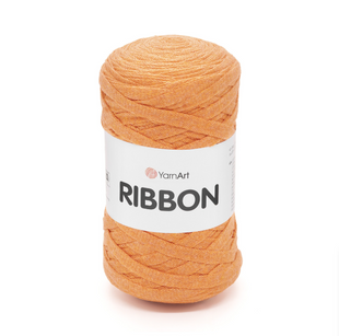 Пряжа YarnArt Ribbon №770 помаранчевий, для макраме в'язання спицями та гачком 770 фото