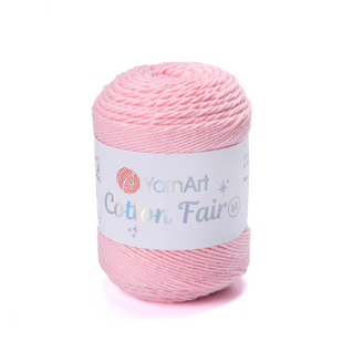 Пряжа YarnArt Cotton Fair 8/4 №5535 светло-розовый (хлопковая) 50 г, 160 м 5535 фото