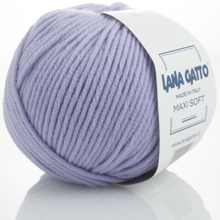 Пряжа Lana Gatto Super Soft №10180 ніжний бузковий (мериносова вовна) 125 м, 50 г 10180 фото