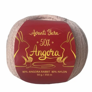 Пряжа Avanti Yarn Angora 50 (Ангора 50) №F57 норка, нитки ангора для вязания спицами и крючком F57 фото