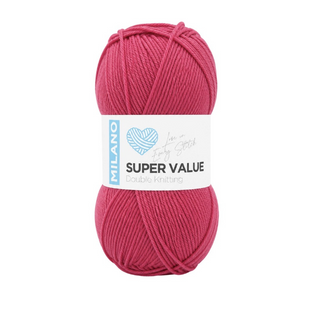 Пряжа Milano Super Value №4060 фуксія (акрил) 100 г, 300 м 4060 фото