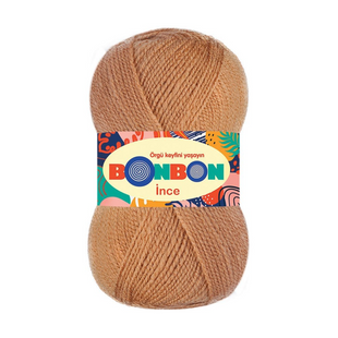 Пряжа Nako Bonbon Ince №98226 бежевий (акрил) 100 г, 300 м 98226 фото