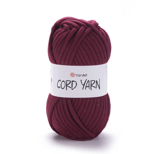 Пряжа YarnArt Cord Yarn №781 вишневый - хлопоковый шнур для вязания сумок и рюкзаков 781 фото