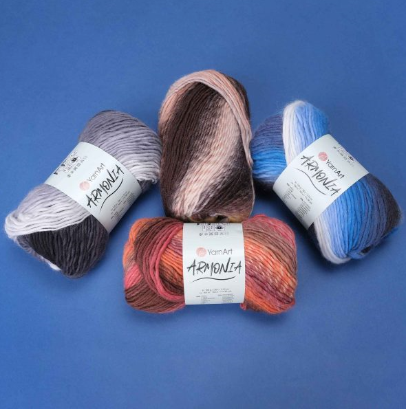 Пряжа YarnArt Armonia №1804 (шерстяная пряжа) 100 г, 160 м 1804 фото
