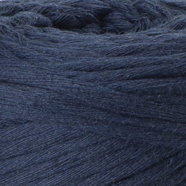 Пряжа Yarnart TWISTED MACRAME 3 мм №784 темно-синий, нитки для вязания макраме 784 фото