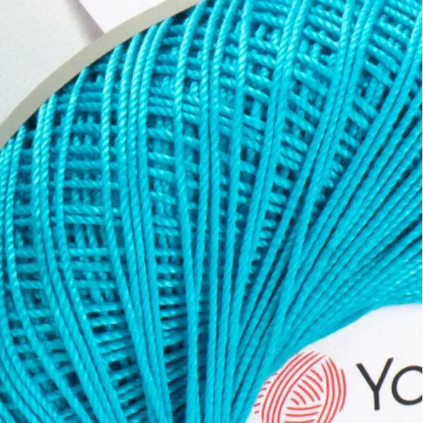 Пряжа YarnArt Violet (Віолет) № 008 бирюзовый, мерсеризована бавовна нитки для в'язання 008 фото