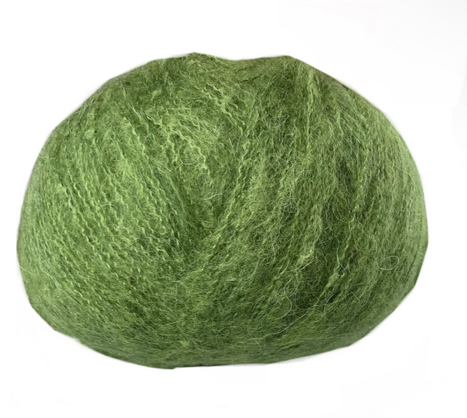 Пряжа Avanti Yarn Alpaca Lux №695 зелений, пряжа напіввовняна, для в'язання гачком и спицями 695 фото