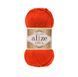 Пряжа Alize Diva (Алізе Діва) №37 гранатовий помаранчевий, мікрофібра, нитки для в&rsquo;язання 37 фото 1