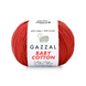 Пряжа Gazzal Baby Cotton №3418 кораловий колір, 165м/50гр, 60% бавовна, для ручного в'язання спицями та гачком 3418 фото 1
