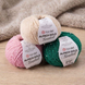 Пряжа YarnArt Alpaca Gold Beaded №3609 голубой (альпака с декоративными бусинами) 50 г, 140 м 3609 фото 6