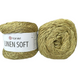 Пряжа YarnArt Linen Soft №7313 хакі, бавовна, віскоза з льоном, нитки для вʼязання спицями та гачком 7313 фото 1