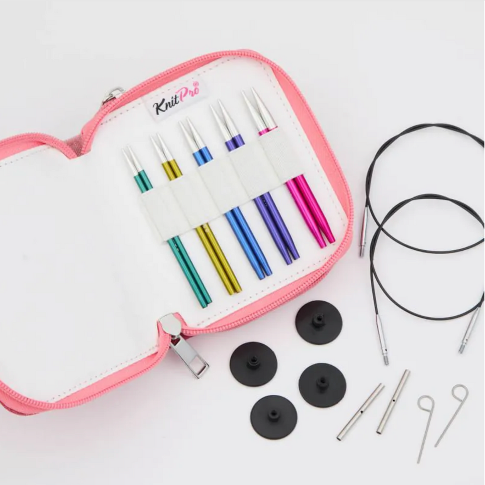 Набір спиць укорочених знімних Zing Starter KnitPro  47436 фото