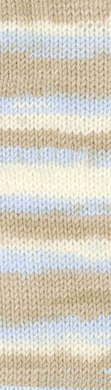 Пряжа Alize Baby Best Batik №6657 акрил з бамбуком, нитки для в'язання спицями та гачком 6657 фото