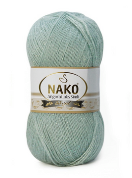 Пряжа Nako Angora Luks Simli (мохер, шерсть, люрекс, акрил) 100 г, 550 м