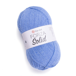 Пряжа YarnArt Forza Solid №4617 синій, пряжа для шкарпеток, для ручного в'язання спицями та гачком 4617 фото