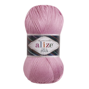 Пряжа Alize Diva Plus №98 рожевий, мікрофібра 100 г, 220 м 98 фото