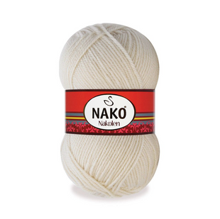 Пряжа Nako Nakolen №6383 грибний (вовна) 100 г, 210 м 6383 фото