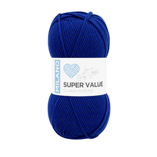 Пряжа Milano Super Value №5250 королівський синій (акрил) 100 г, 300 м 5250 фото