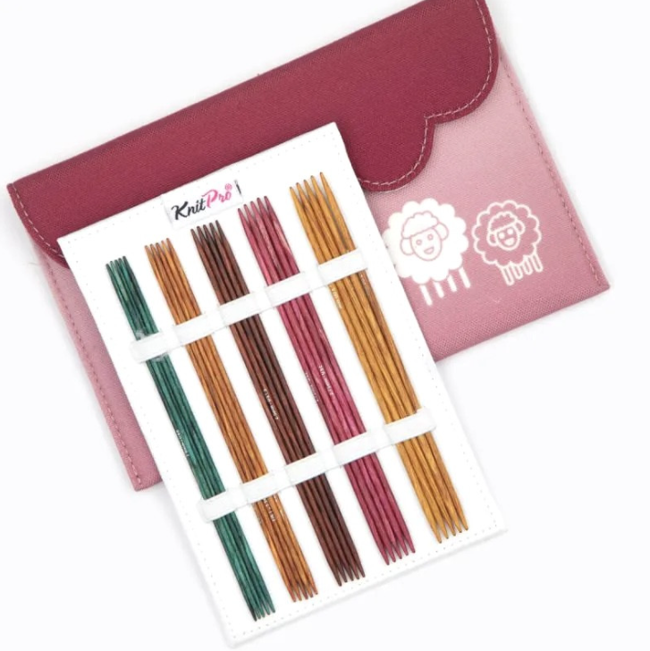 Набор деревянных чулочных спиц KnitPro Symfonie Dreamz Deluxe Set, 15 cм 200643 фото
