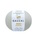 Пряжа Gazzal Baby Wool №801 белый цвет, 175м/50гр, 40% мериносовая шерсть, для ручной вязки спицами и крючком 801 фото 1