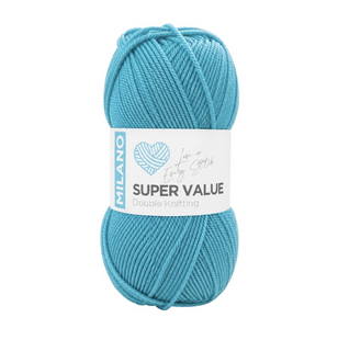 Пряжа Milano Super Value №5650 бірюзовий (акрил) 100 г, 300 м 5650 фото