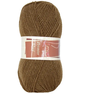 Пряжа Lanoso Premier Wool (Премьер Вул) №923 коричневый, полушерстяная нитки для вязания. спицами и крючком 923 фото