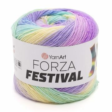 Пряжа YarnArt Forza Festival (шерсть, полиамид) 100 г, 420 м