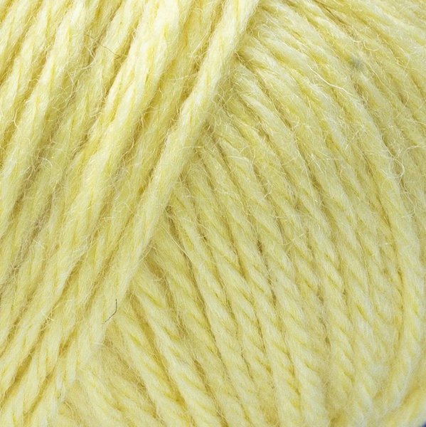 Пряжа Gazzal Baby Wool XL №833 светло-желтый цвет, 100м/50гр, 40% шерсть мериноса, для ручной вязки спицами и крючком 833-XL фото