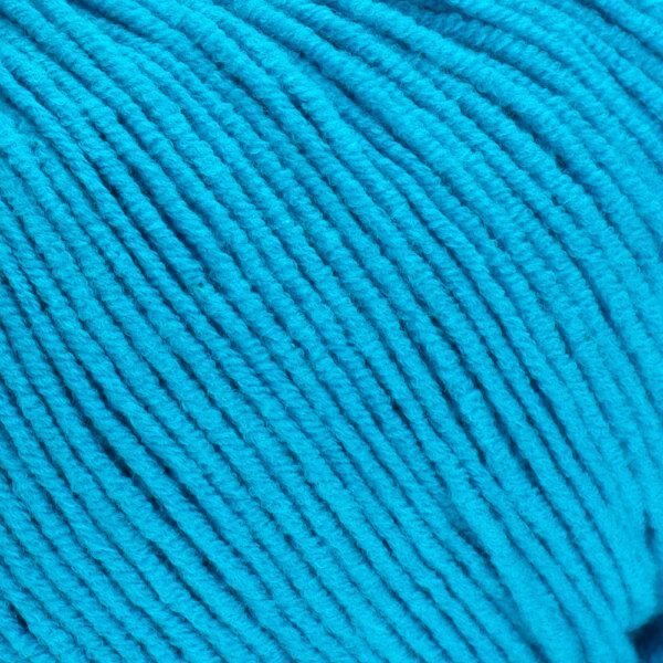 Пряжа YarnArt Jeans №55 бірюзовий &mdash; напівбавовна нитки для в&rsquo;язання гачком і спицями 55 фото