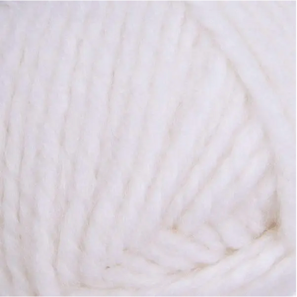 Пряжа YarnArt Alpine Alpaca New №1440 белый цвет - полушерстяная с альпакой для вязания спицами и крючком 1440 фото
