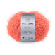 Пряжа Gazzal Teddy № 6543 морковный цвет, 150м/50гр, 40% Superwash мериносовая шерсть, для ручной вязки спицами и крючком 6543 фото 1