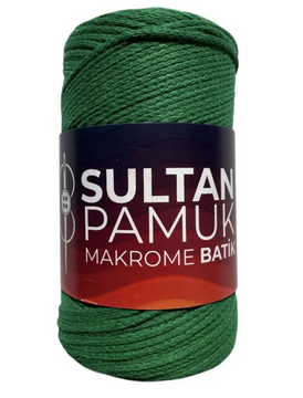 Пряжа Sultan Makrome Pamuk Batik (хлопок, полиэстер) 250 г, 225 м